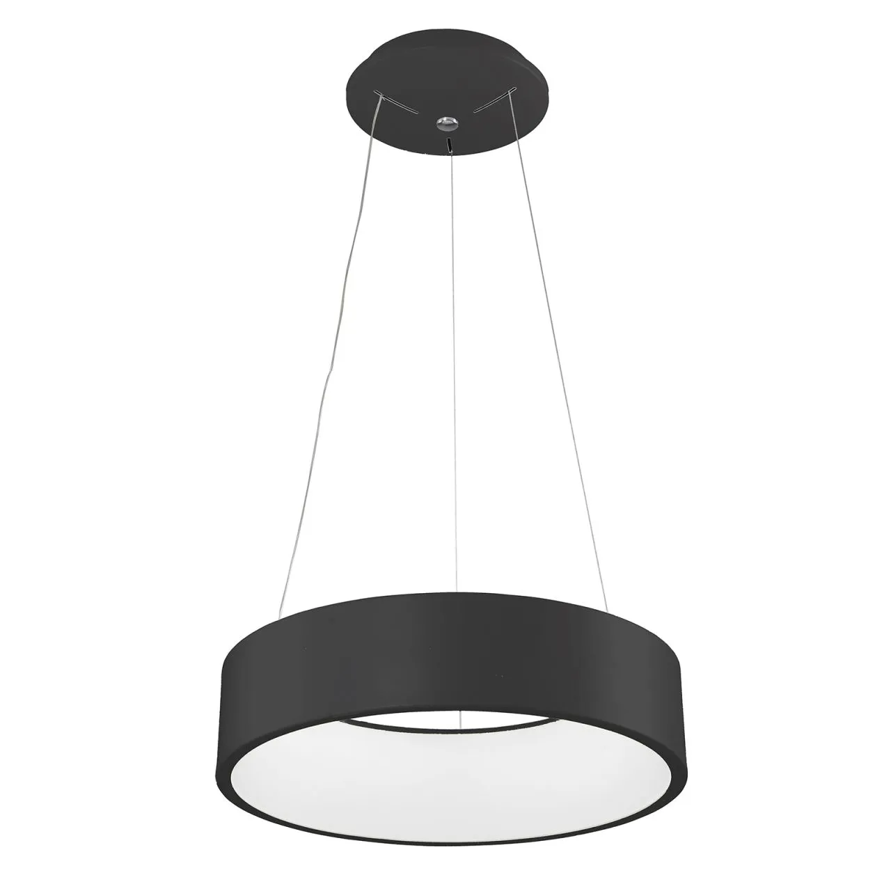 Chiara, nowoczesna lampa wisząca, czarna, LED, 3000K, 3945-832RP-BK-3