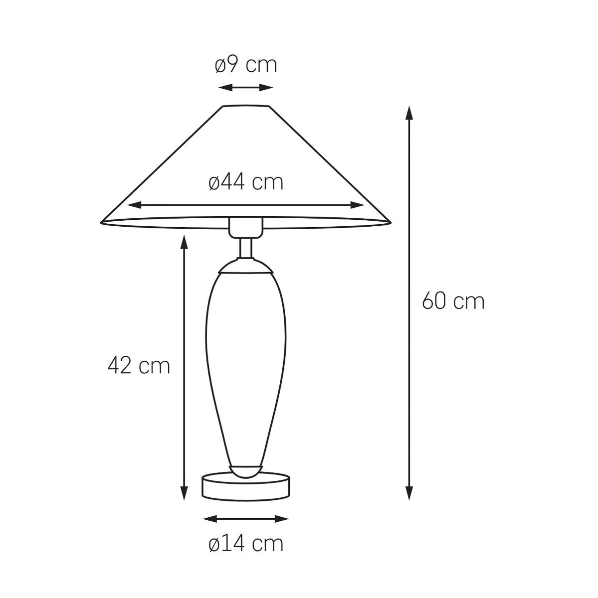 Rea, nowoczesna lampka gabinetowa, E27, 40602102