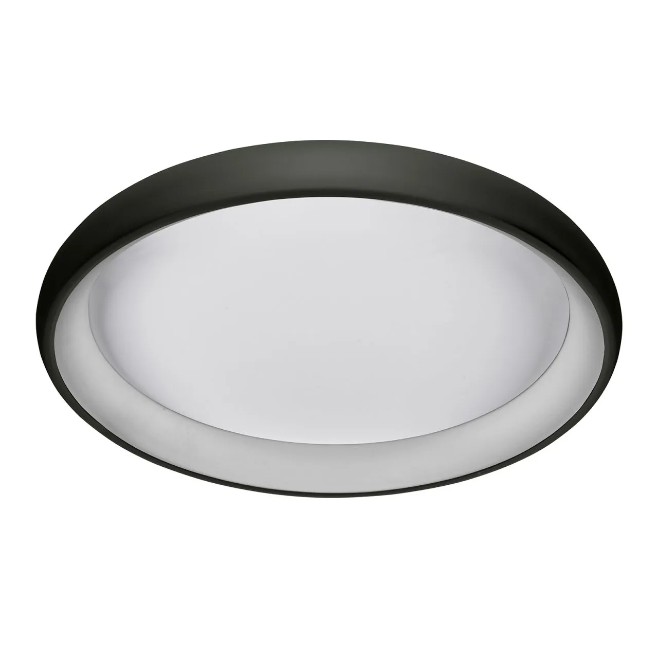 Alessia, nowoczesny plafon, czarny, LED, 3000K, 5280-850RC-BK-3