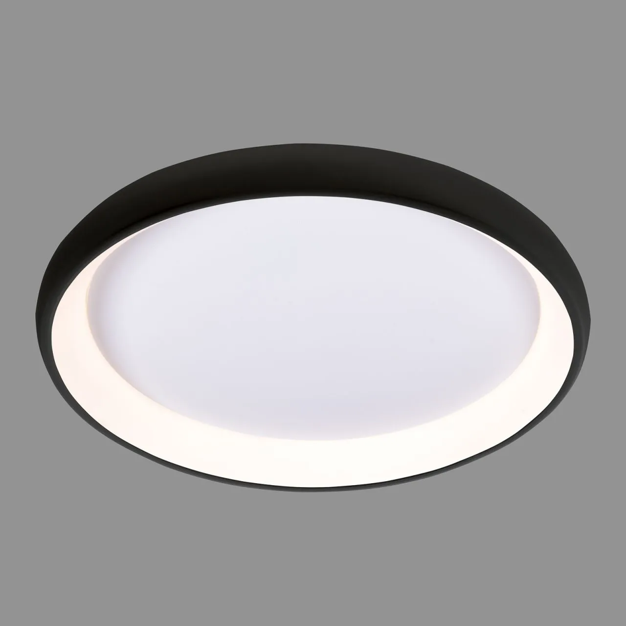 Alessia, nowoczesny plafon, czarny, LED, 3000K, 5280-850RC-BK-3