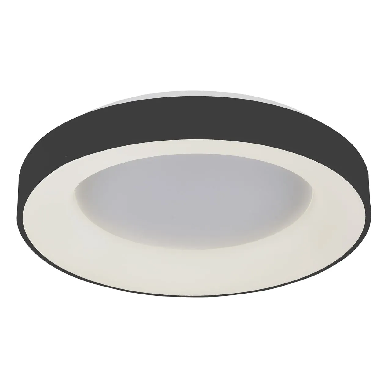 Giulia, nowoczesny plafon, czarny, LED, 3000K, 5304-840RC-BK-3