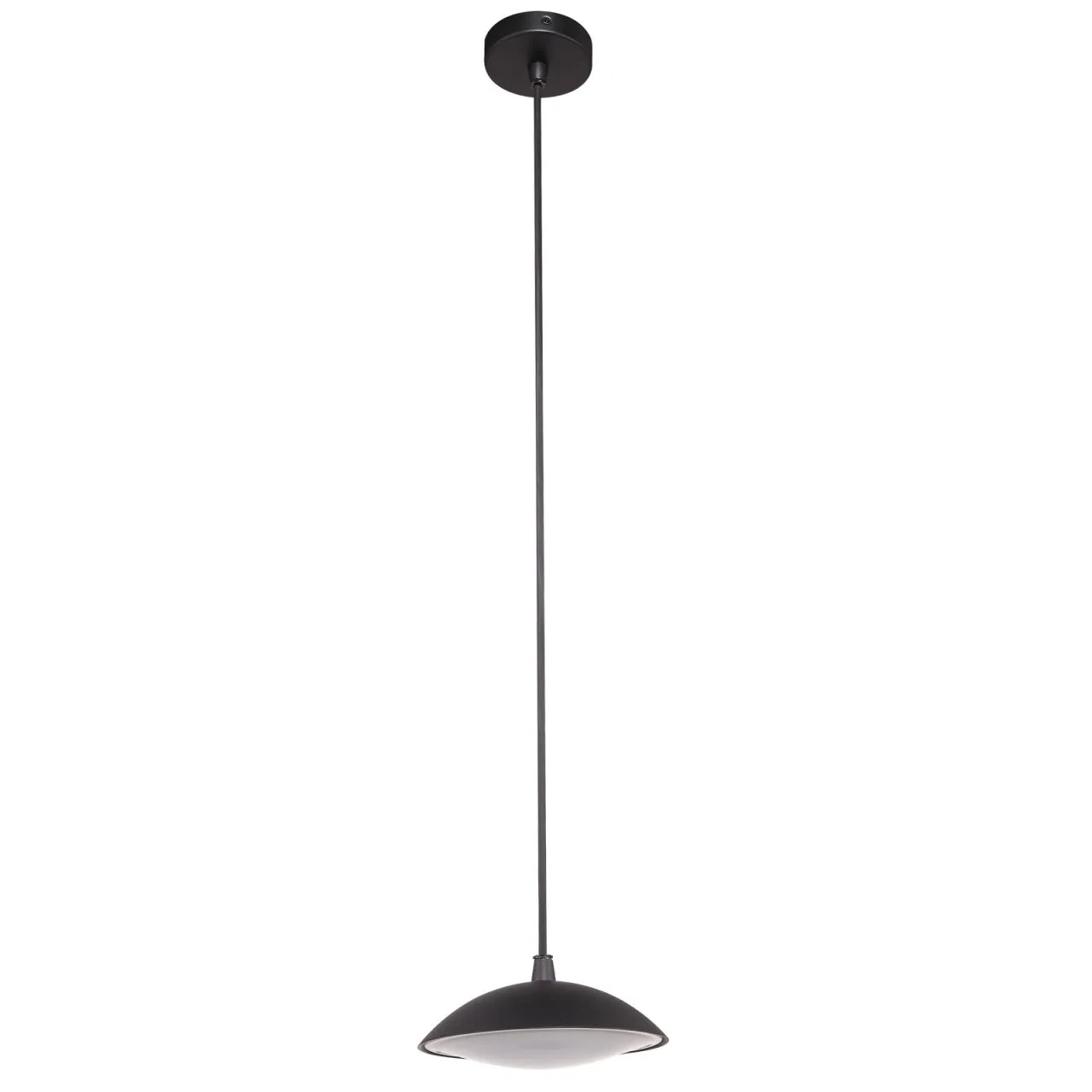 Piombino, nowoczesna zewnętrzna lampa wisząca, czarna, LED, 3000K, 6694/BK-9