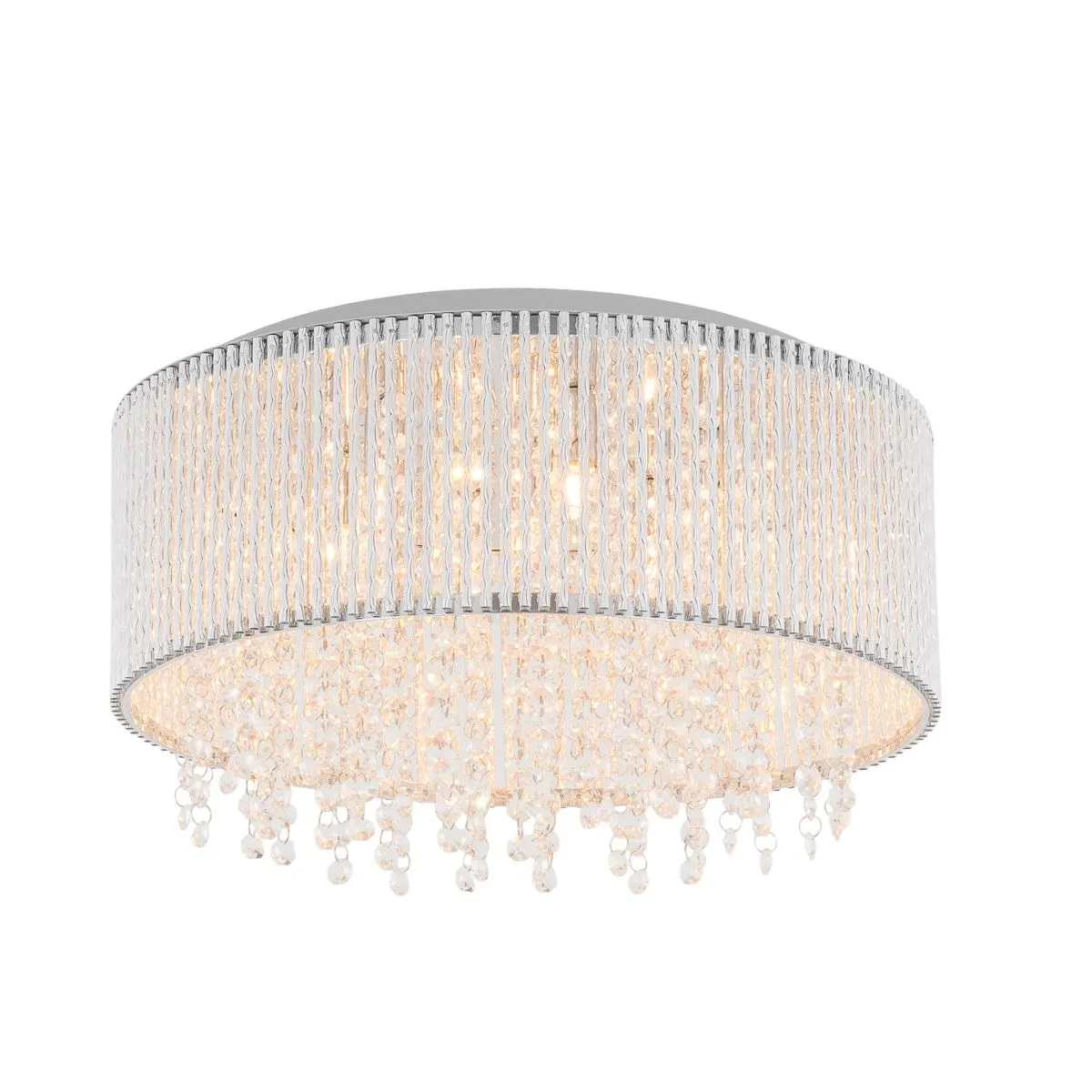 Anabella, nowoczesna lampa wisząca, srebrna, G9, C0207-07D-B5QL