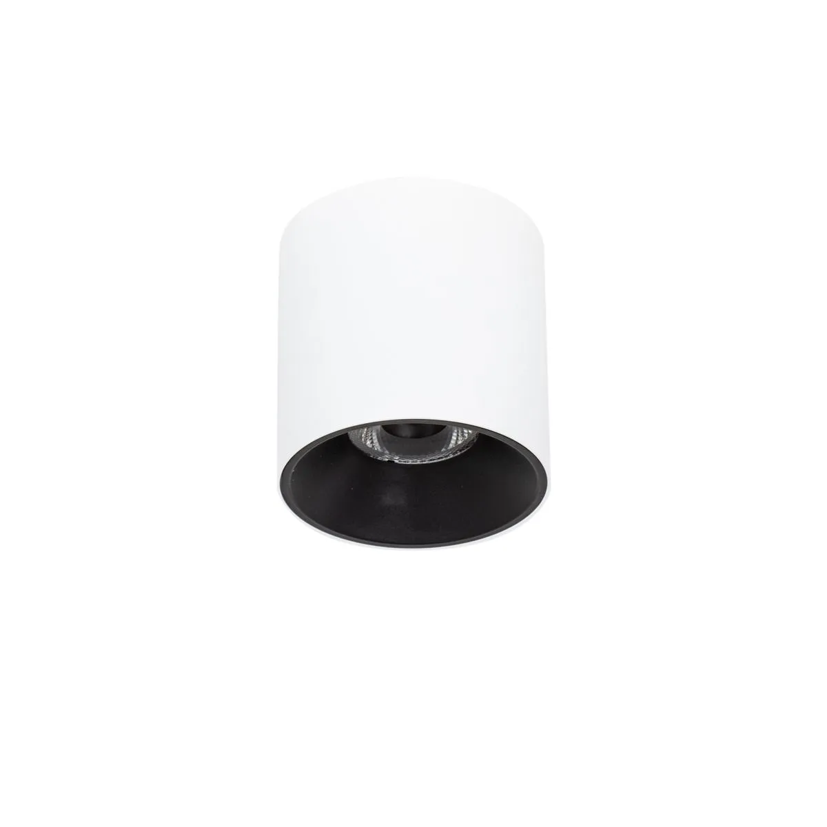 Altisma, biało-czarna lampa sufitowa w kształcie tuby, CLN-6677-95-WH-BL-3K, LED, 3000K