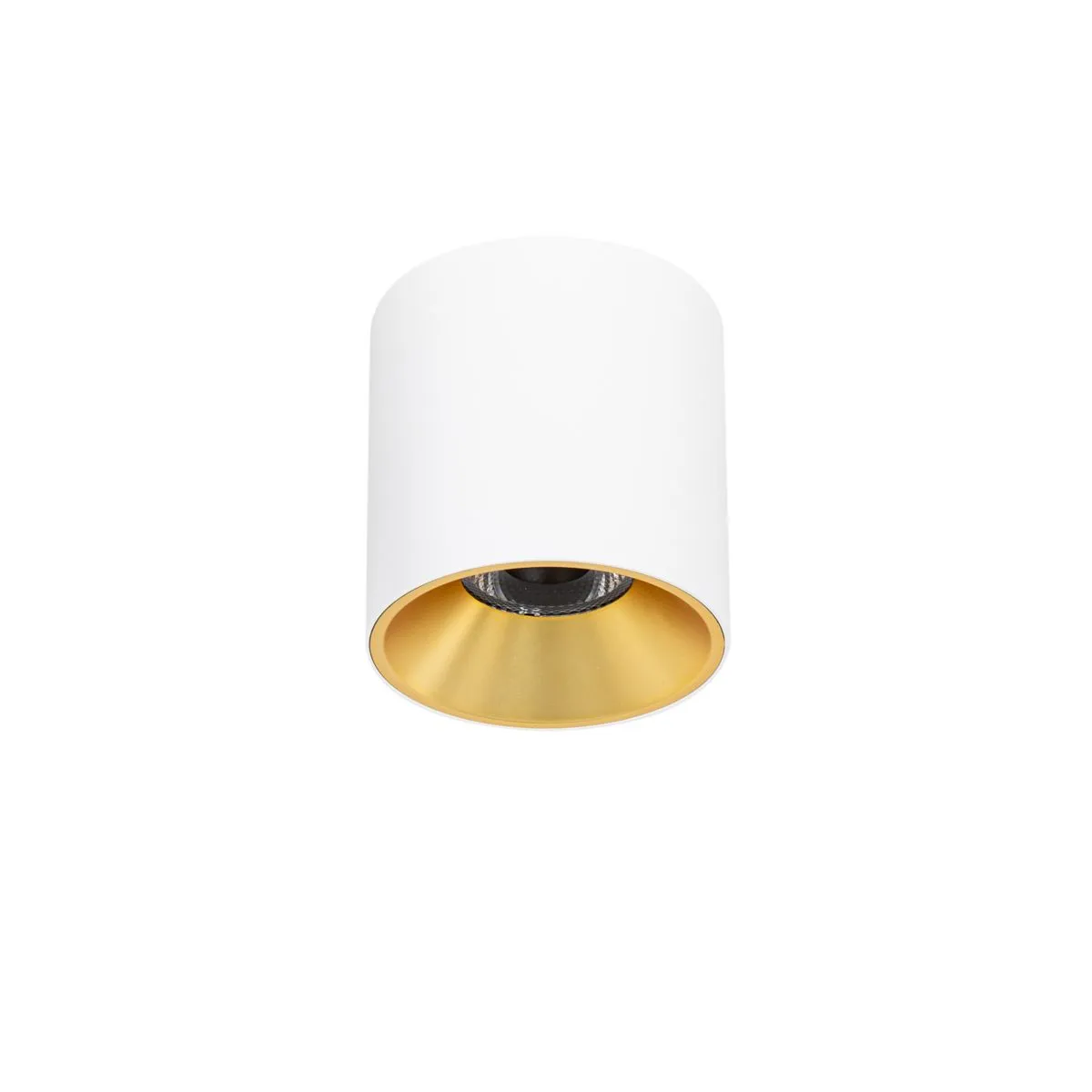 Altisma, biało-złota lampa sufitowa, w kształcie tuby, CLN-6677-95-WH-GD-3K, 3000K, LED