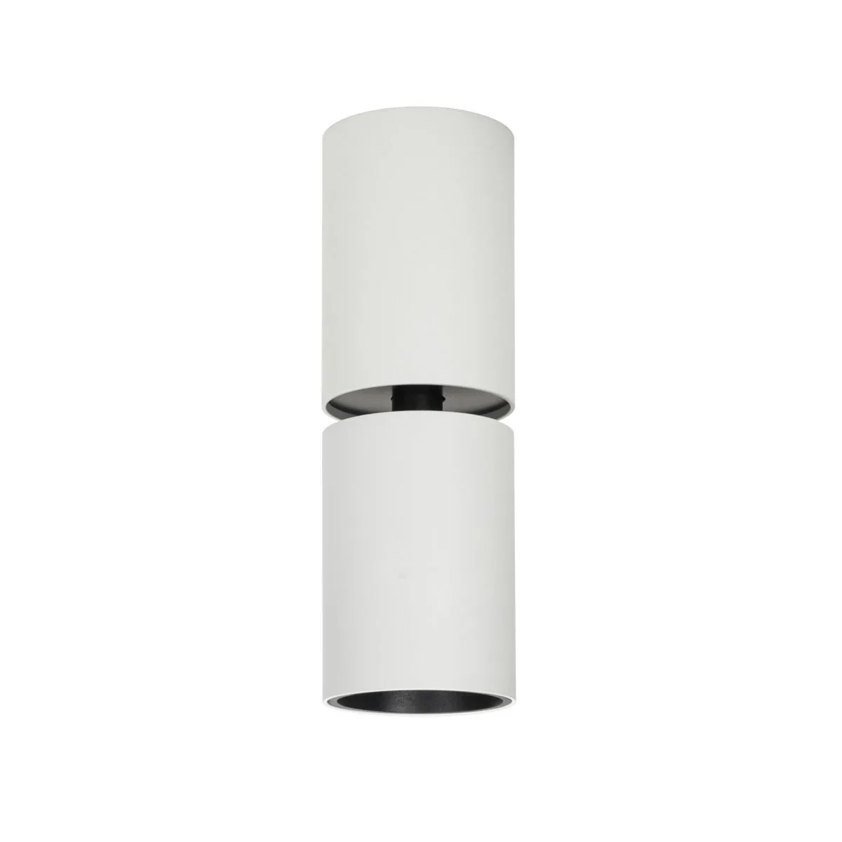 Camali, nowoczesna lampa natynkowa, biało czarna, LED, 3000K, CLN-88018-12W-L-3K