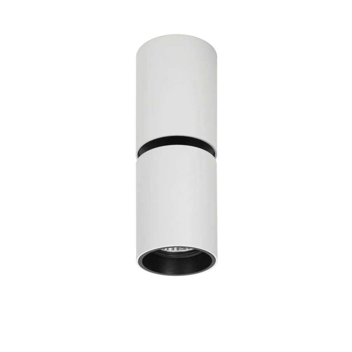 Camali, nowoczesna lampa natynkowa, biało czarna, LED, 3000K, CLN-88018-12W-L-3K