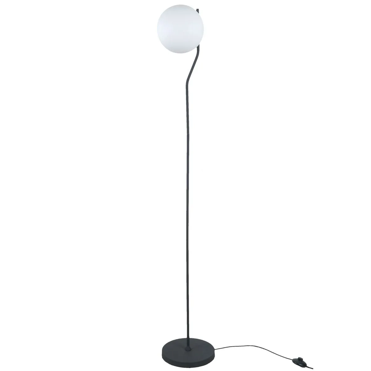 Carimi, nowoczesna lampa stojąca, podłogowa, czarna, E27, FL-3300-1-BK