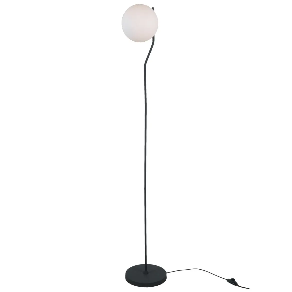 Carimi, nowoczesna lampa stojąca, podłogowa, czarna, E27, FL-3300-1-BK
