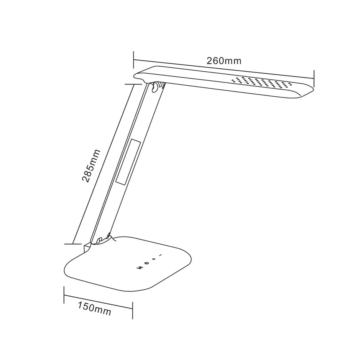 BiurkoweZ, nowoczesna lampka biurkowa i gabinetowa, czarna, LED, H1408S-BCK