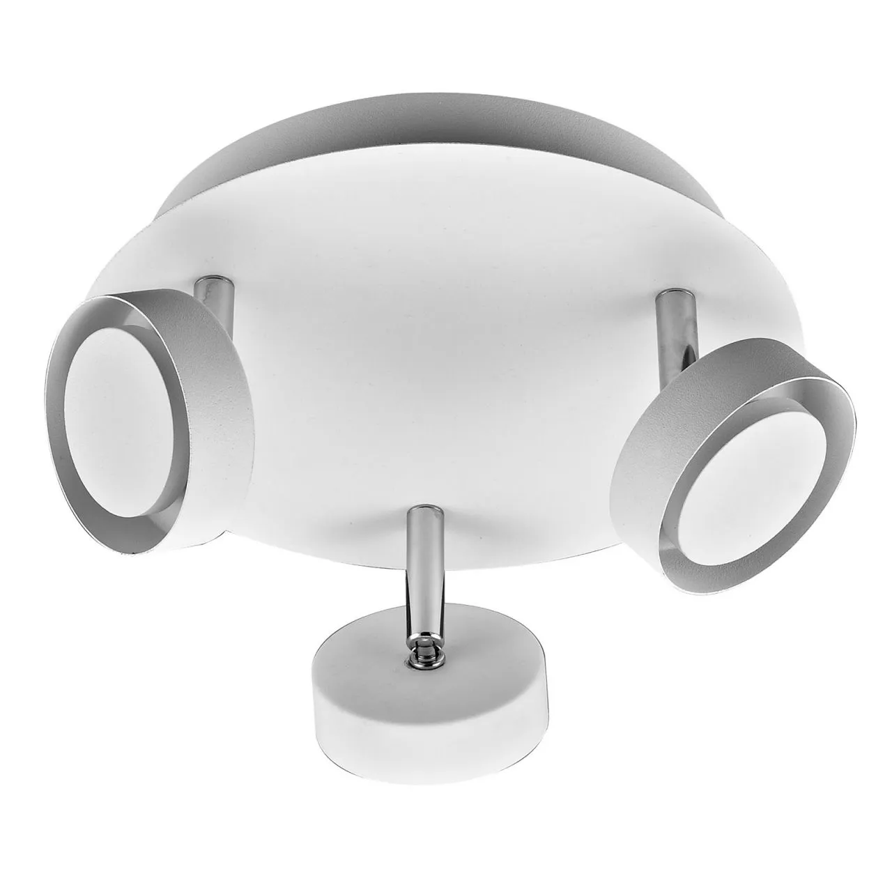 Alexa, nowoczesny reflektorek 3 punktowy, biały, LED, 3000K, HP-918BM-03-8989BM
