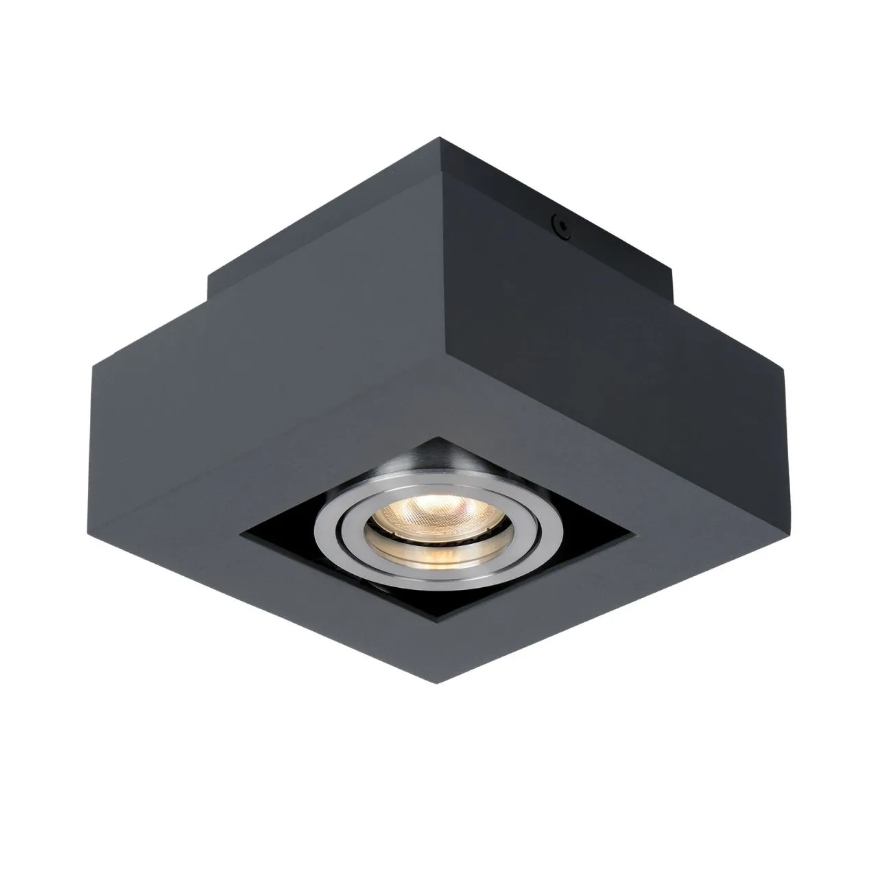 Casemiro, nowoczesna lampa natynkowa, czarna, GU10, IT8002S1-BK/AL