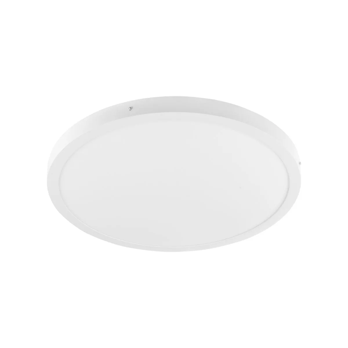 Glissy Round, nowoczesny plafon, biały, LED, 3000K, KLCM20R48W