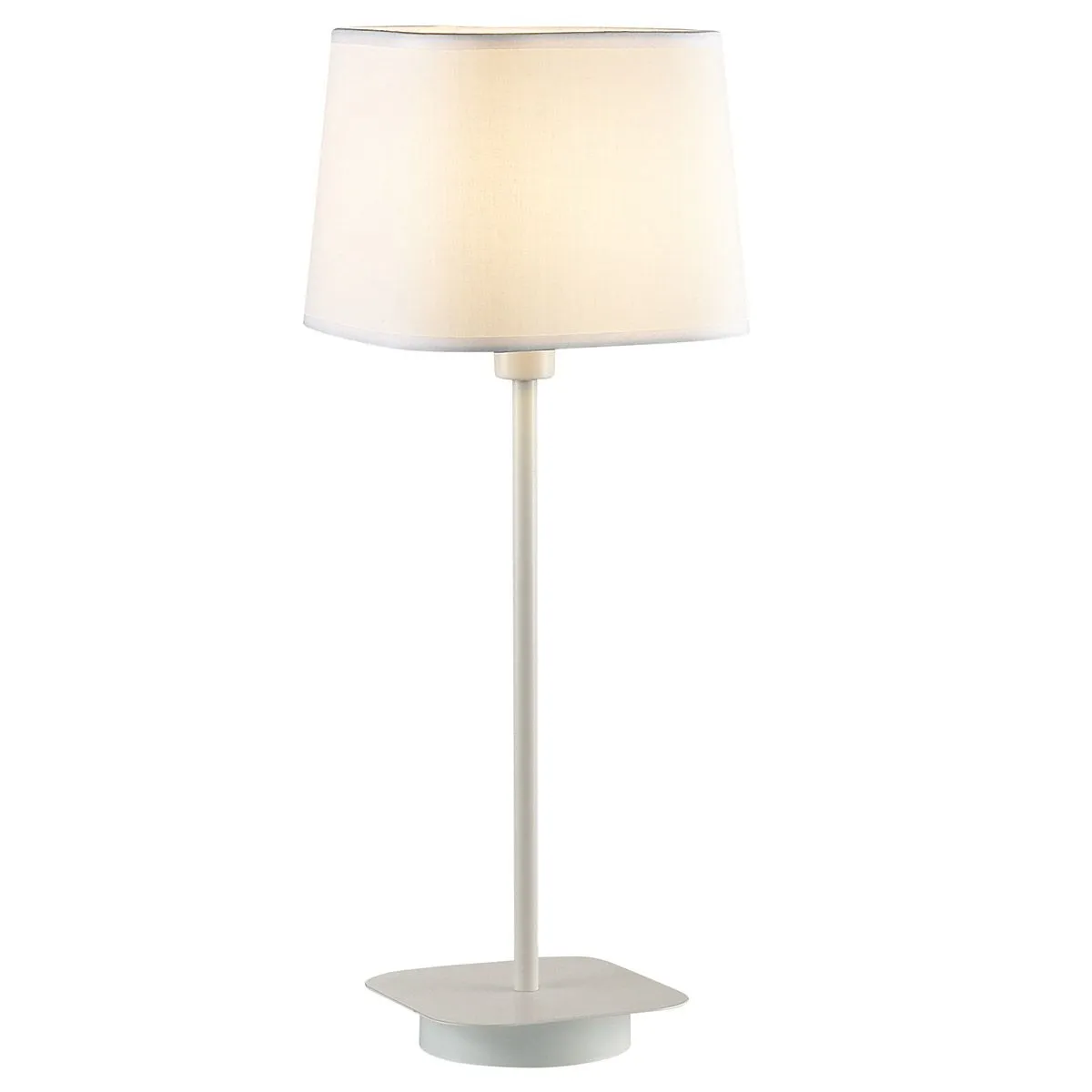 Romeo, nowoczesna lampka biurkowa i gabinetowa, biała, E27, MA04581T-001-01