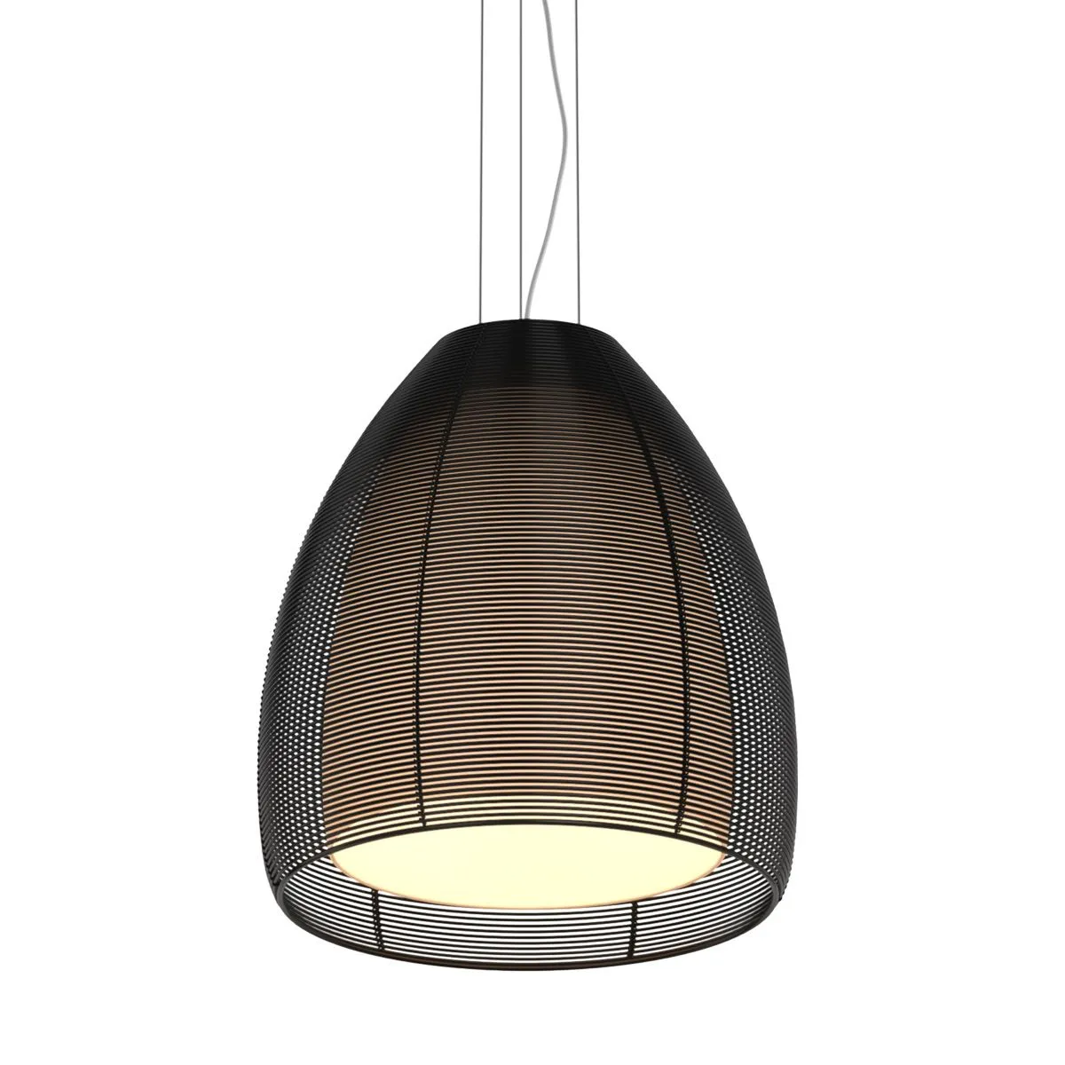 Pico, nowoczesna lampa wisząca, czarna, E27, MD9023-1L/BLACK