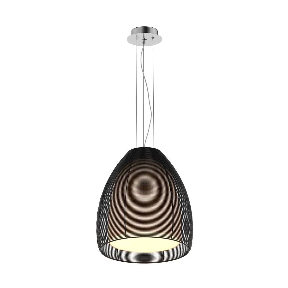 Pico, nowoczesna lampa wisząca, czarna, E27, MD9023-1L/BLACK