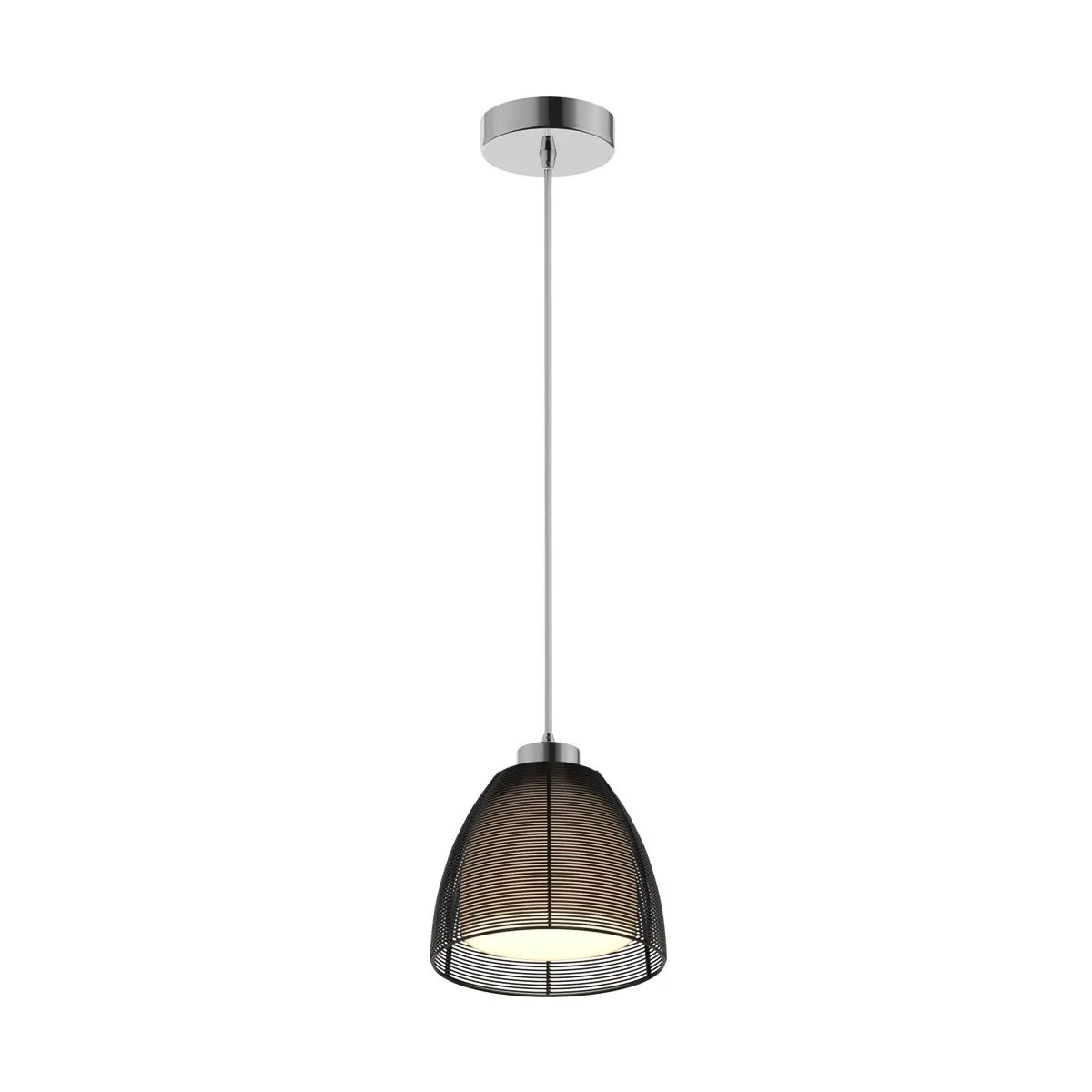 Pico, nowoczesna lampa wisząca, czarna, E27, MD9023-1S/BLACK