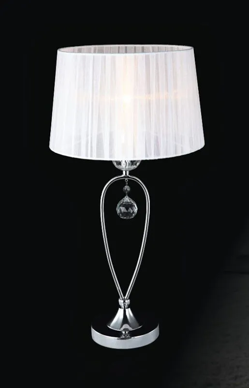 Vivien, klasyczna lampka biurkowa i gabinetowa, biała, E14, MTM1637-1W