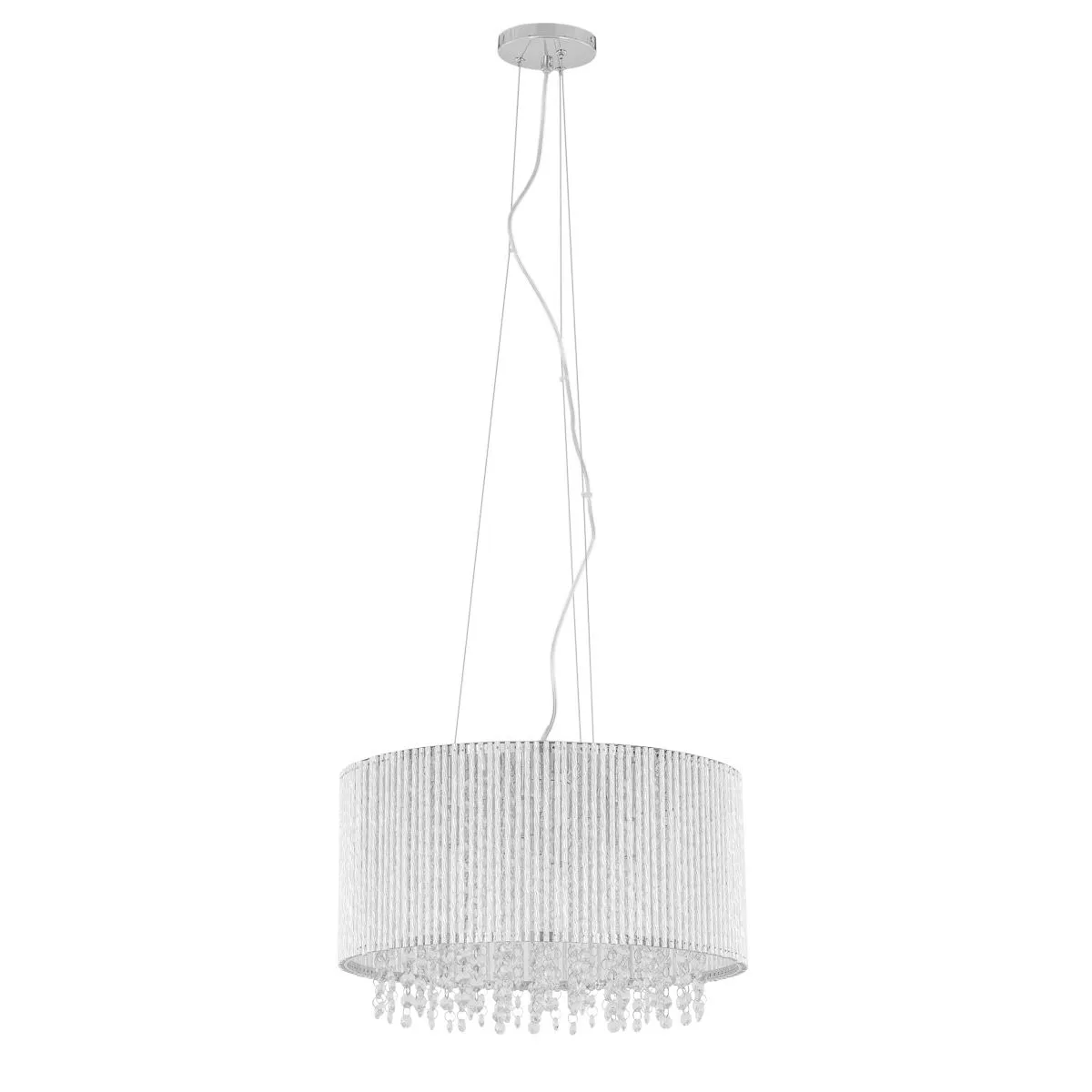 Anabella, nowoczesna lampa wisząca, srebrna, G9, P0207-07D-F4QL