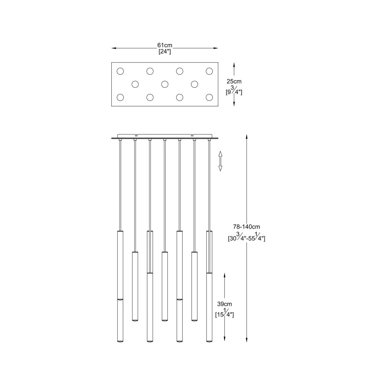 Loya, nowoczesna lampa wisząca, srebrna, LED, P0461-11A-B5SC