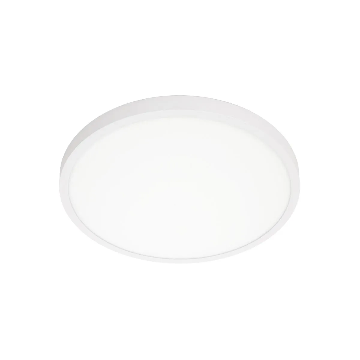 Pelaro, biały, nowoczesny, okrągły plafon sufitowy, LED, 4000K, PLF-7001-400R-WH-4K