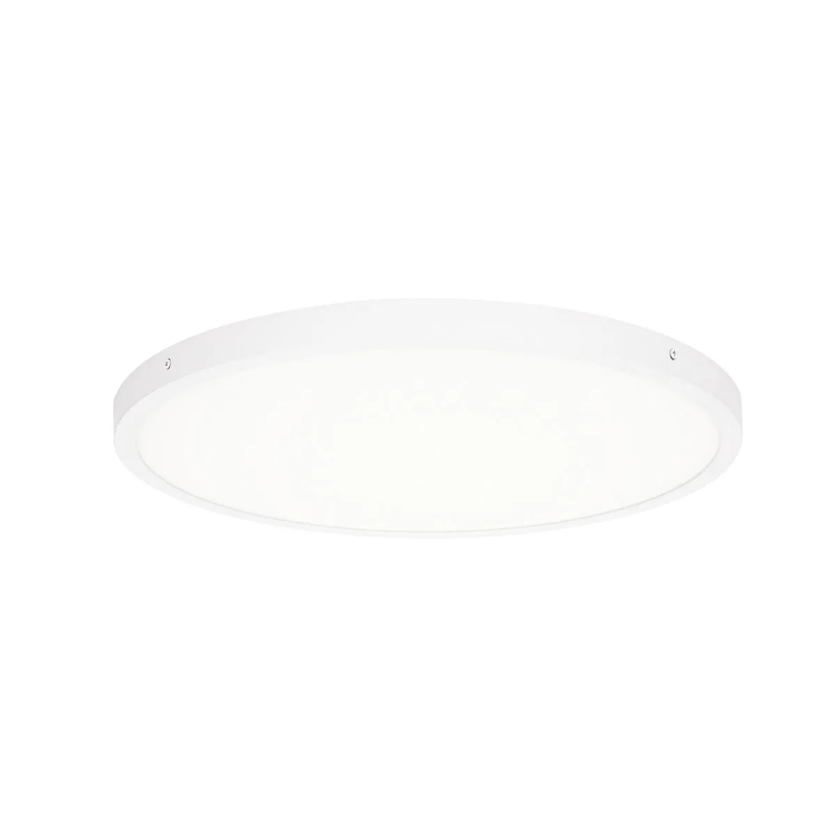 Pelaro, biały, nowoczesny, okrągły plafon sufitowy, LED, 3000K, PLF-7001-500R-WH-3K