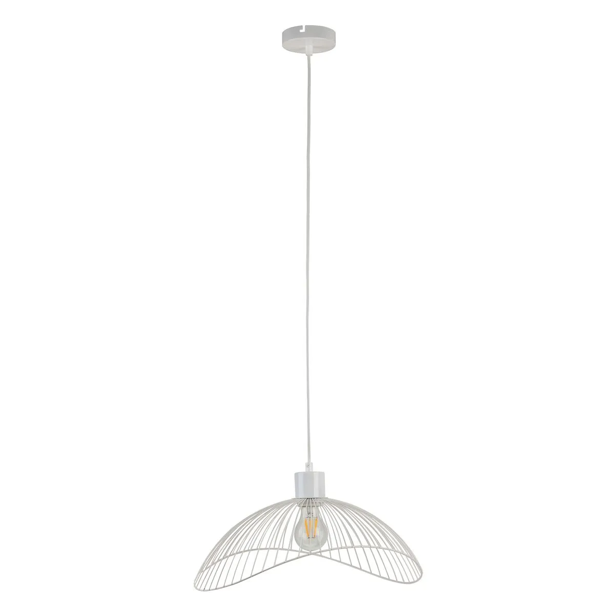 Nunez, nowoczesna lampa wisząca, czarna, E27, PND-1702-1-L-W