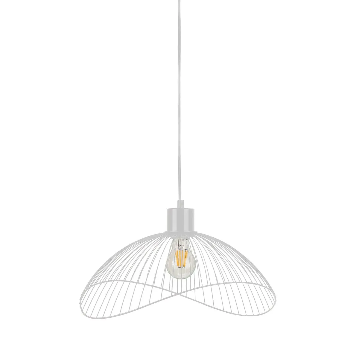 Nunez, nowoczesna lampa wisząca, czarna, E27, PND-1702-1-M-W