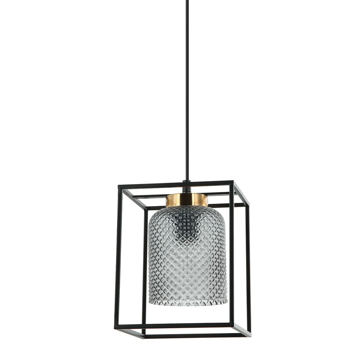 Sinella, nowoczesna lampa wisząca, E27, PND-23231-1-BK+SG