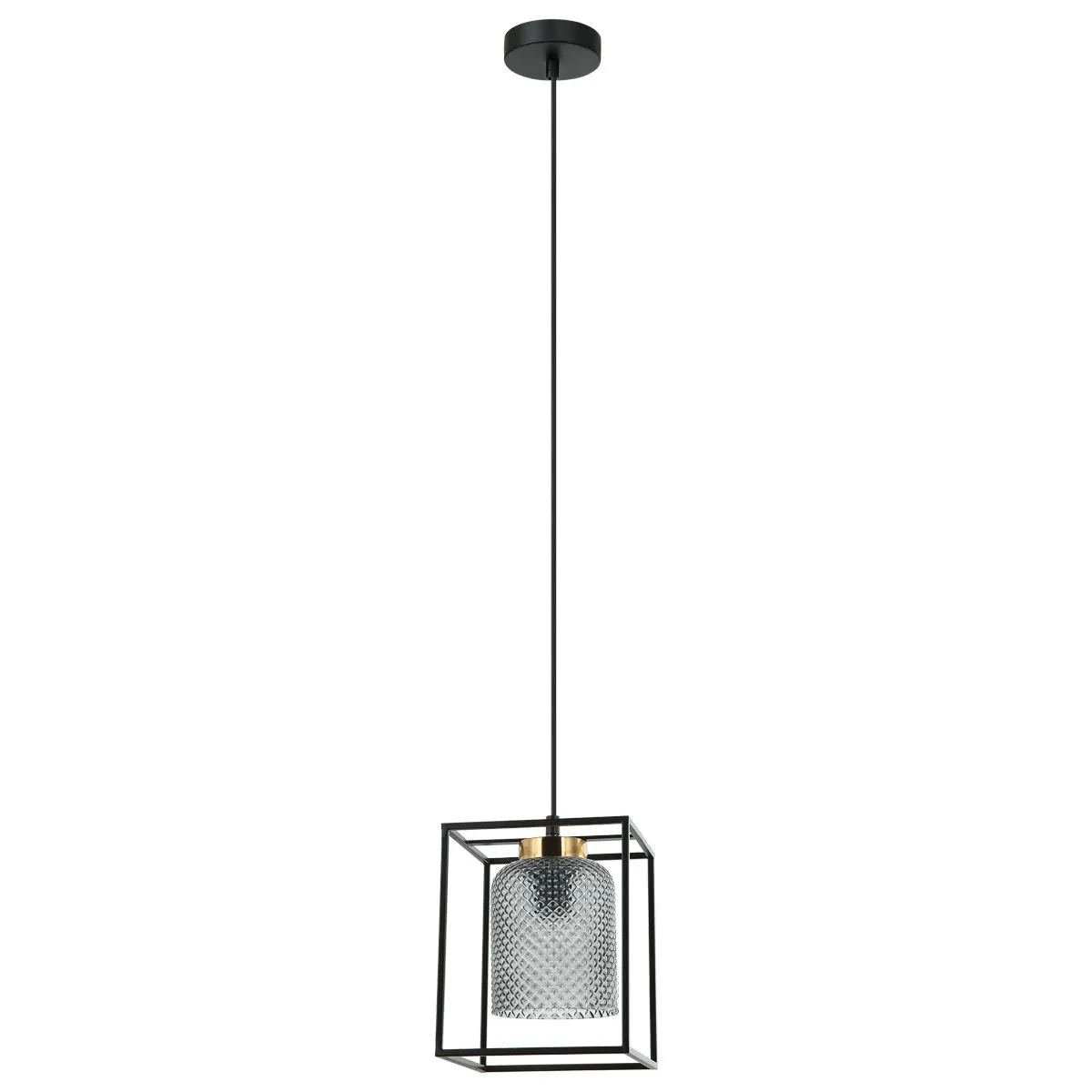 Sinella, nowoczesna lampa wisząca, E27, PND-23231-1-BK+SG