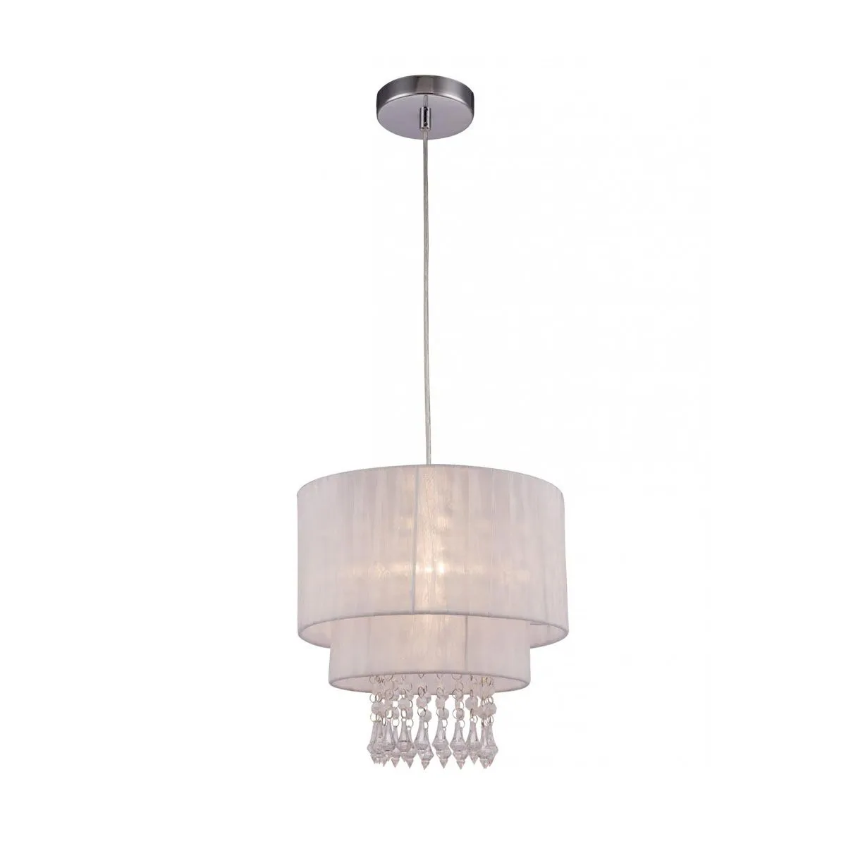 Leta, nowoczesna lampa wisząca, biała, E27, RLD93350-1W