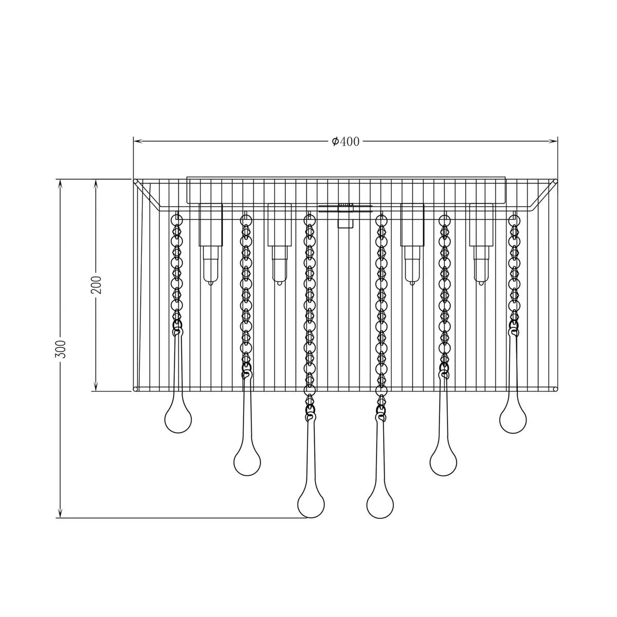 Verona, lampa natynkowa w stylu pałacowym, czarna, G9, RLX92174-8B