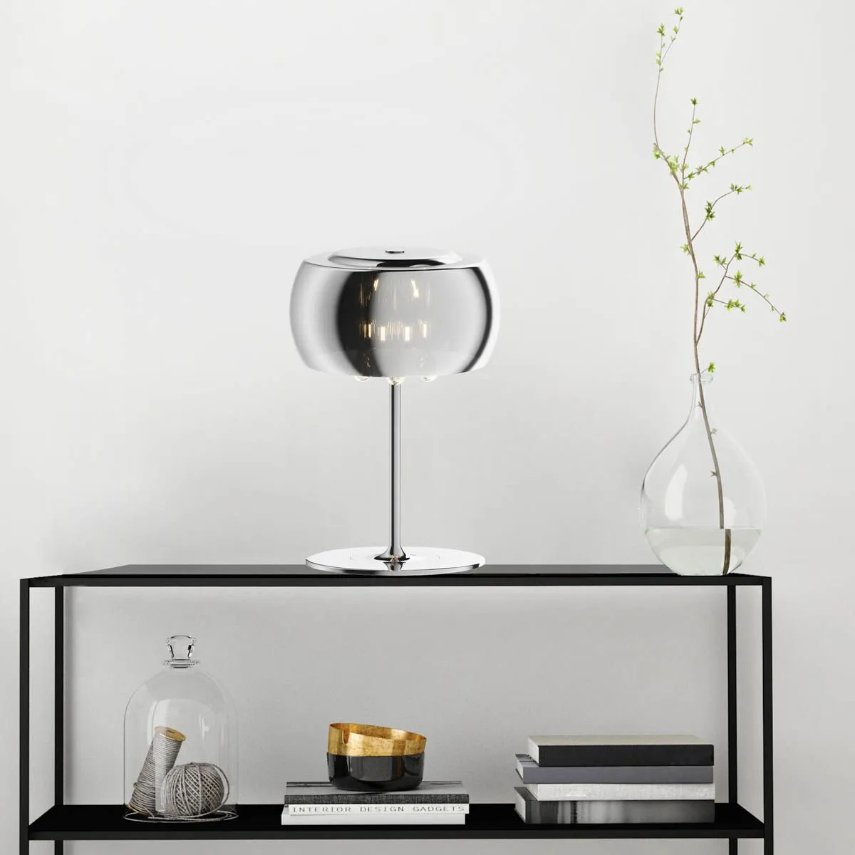Crystal, lampka biurkowa i gabinetowa w stylu glamour, przezroczysta, G9, T0076-03E-F4FZ