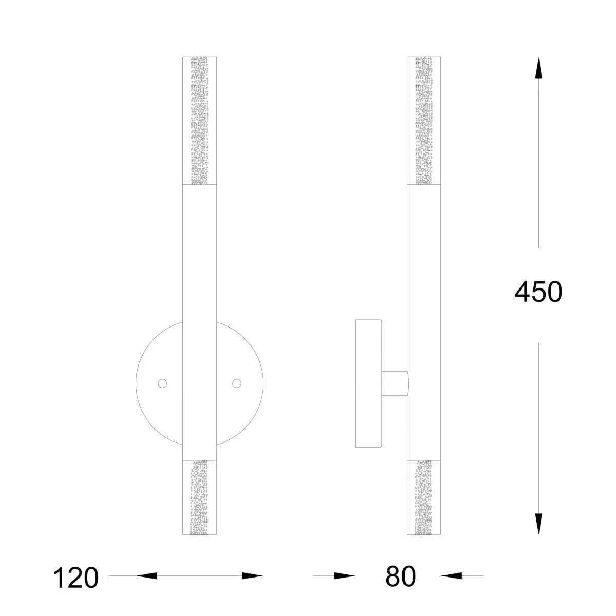 One, nowoczesna lampa wisząca, przezroczysta, LED, W0461-02E-S8S8