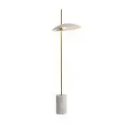 Vilai, nowoczesna lampa stojąca, podłogowa, biało złota z marmurem, LED, 3000K, FL-203342-1-WH