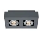 Casemiro, nowoczesna lampa natynkowa, czarna, GU10, IT8002S2-BK/AL