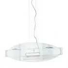 Muari, nowoczesna lampa wisząca, satynowana, R7s, MD030217-1A