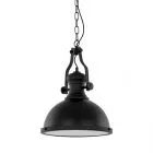 Maeva, retro lampa wisząca, czarna, E27, MDM-2569/1