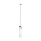 Gem, nowoczesna lampa wisząca tubowa, przezroczysta, G9, P0389-01D-F7AC