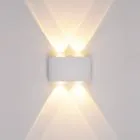 Gilberto, nowoczesny kinkiet zewnętrzny, biały, LED, 3000K, PL-261W