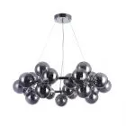 Cabella, nowoczesna lampa wisząca, chromowana, G9, PND-5252-25-CH+SMK