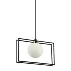 Grosetta, nowoczesna lampa wisząca, G9, PND-53423-1-BK