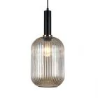 Antiola, nowoczesna lampa wisząca, czarna, E27, PND-5588-1L-BK+AMB