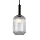 Antiola, nowoczesna lampa wisząca, niklowana, E27, PND-5588-1L-SC+CL