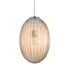 Parlo, nowoczesna lampa wisząca, chromowana, E27, PND-8112-1A-CH