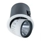 Tanto, nowoczesna wpuszczana lampa sufitowa, biała, LED, 3000K, RA-721R/BK-WW/70