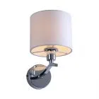 Carmen, klasyczna lampa ścienna, srebrna, E14, RLB94103-1