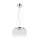 Luce, nowoczesna lampa wisząca, srebrna, G9, RLD92132-5