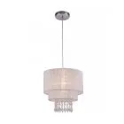 Leta, nowoczesna lampa wisząca, biała, E27, RLD93350-1W