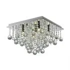 Rangel, lampa natynkowa w stylu glamour, srebrna, G9, RLX92711-5